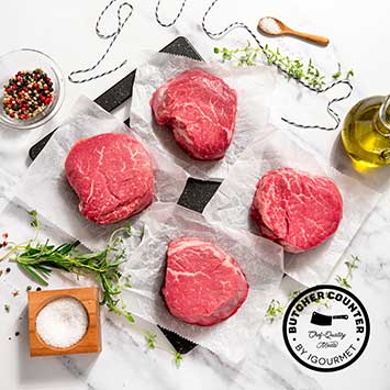 Filet Mignon Steaks - 4 Pcs (Fresh)