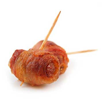 Frozen Bacon Wrapped Date