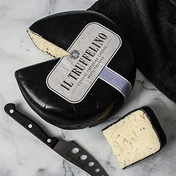 Il Truffelino Cheddar Cheese with Truffles