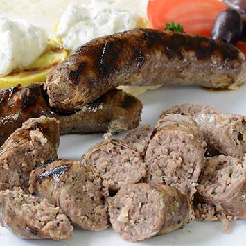 Lamb Sausage with Apple and Garlic