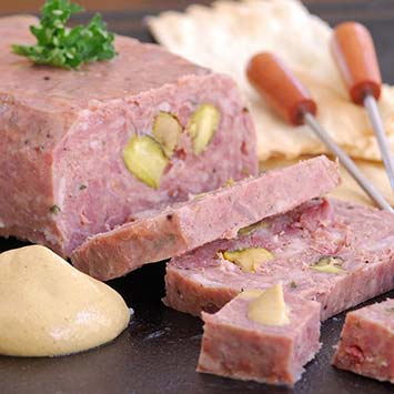 Pork Pistachio Pate with Brandy