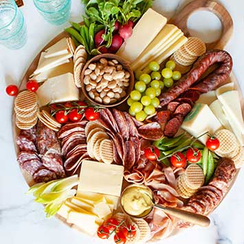 Premier Meat & Cheese Charcuterie Board Kit