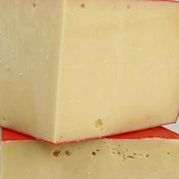 St. Clemens Danish Red Wax Fontina Cheese