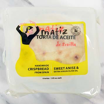Tortas de Aceite with Extra Virgin Olive Oil and Sweet Anise