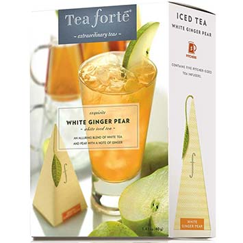 Tea Forte White Ginger Pear Iced Tea - White Tea