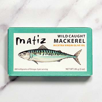 Wild Caught Mackerel in Extra Olive Oil