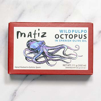 Wild Octopus in Spanish Olive Oil