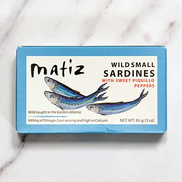 Wild Spicy Sardines with Pirir Piri Peppers in Olive Oil