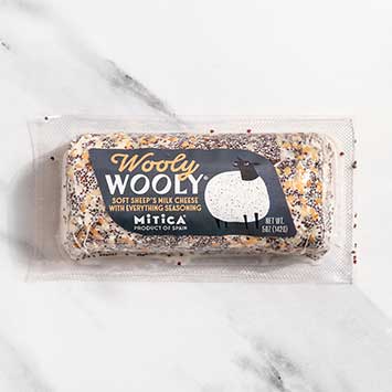 Wooly Wooly® Soft Spanish Sheep's Milk Cheese with Everything Seasoning