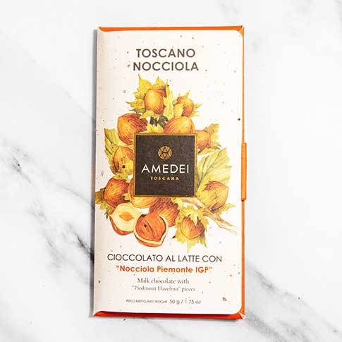 Toscano Nocciola - Milk Chocolate Bar with IGP Piemonte Hazelnuts