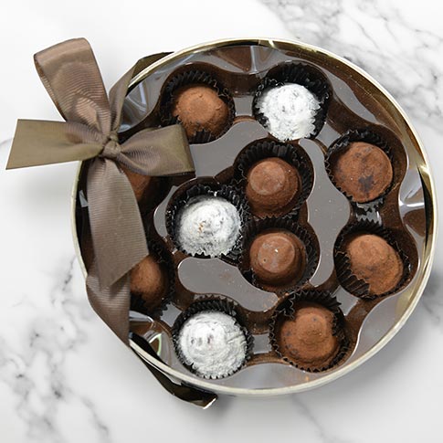 Leonidas Assorted Truffles Round Hat Gift Box