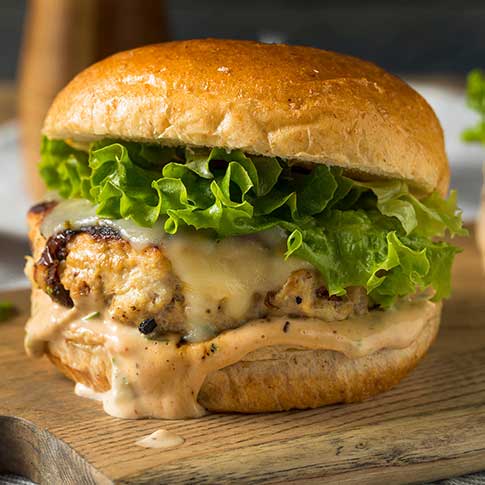 Free-Range Organic Seasoned Chicken Patties