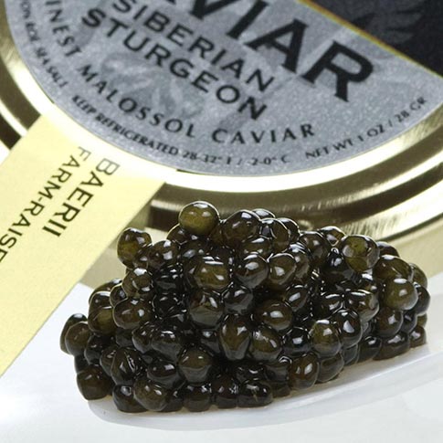 Osetra Baerii Siberian Caviar - Malossol, Farm Raised