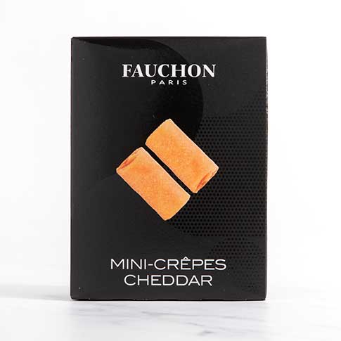 Mini Crepes with Cheddar