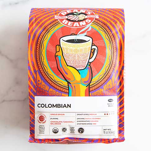 Organic Colombian Whole Bean Coffee