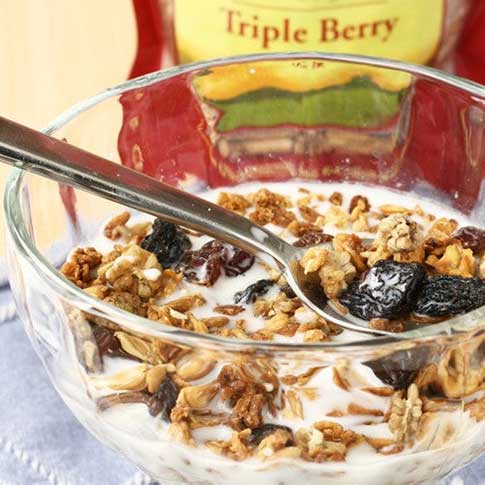 Organic Hunza Triple Berry Granola