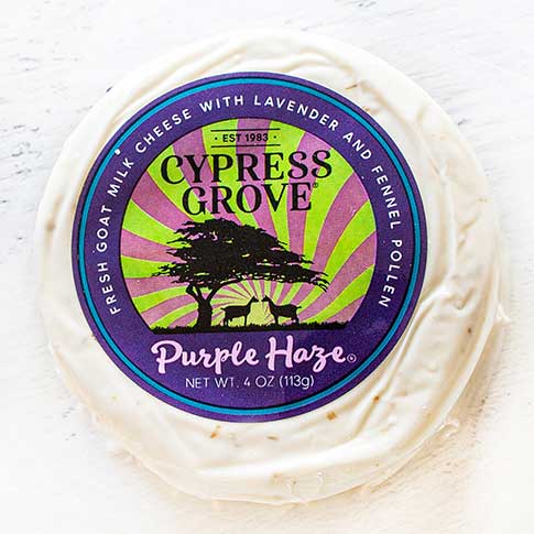 Purple Haze Chevre Cheese