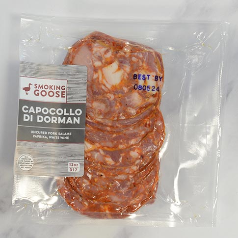 Capocollo di Dorman, Spicy - Sliced